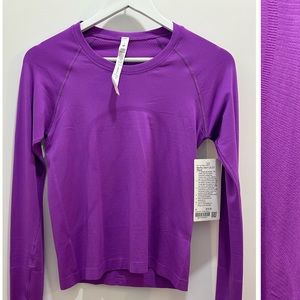 Brand new with tag Lululemon Running Shirt Purple